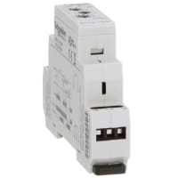 Schneider Electric/Legacy Relays Voltage Sensing Relay, DIN Rail, SPDT, 15 A, LED Indicator, 831 Series