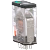 Schneider Electric/Legacy Relays Relay, Miniature, SPDT, 15 Amp, 12 VDC, Solder/Plug-In, Full Featured