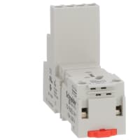 Schneider Electric/Legacy Relays Relay Socket, 4 Pole, 4PDT, ICE-CUBE, DIN LOGIC, IP20 SOCKET