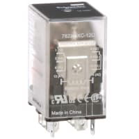 Schneider Electric/Legacy Relays Relay, General Purpose DPDT, 15A, 120AC, 12VDC Coil, 300V Plug-in, 782 Power Series