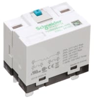 Schneider Electric/Legacy Relays Relay, Electromechanical, DPST-NO, 25A, 24VDC, Socket, 725 Series