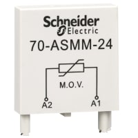 Schneider Electric/Legacy Relays Socket 24 VAC&frasl VDC (Nom.) UL Recognized