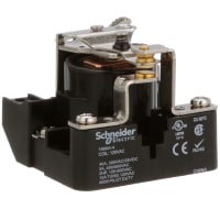 Schneider Electric/Legacy Relays Relay, Power, 40 A, 120 VDC, Solid State, Panel Mount, 90 VAC, 290 Ohms (Nom.)