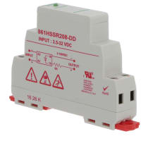 Schneider Electric/Legacy Relays Relay, Solid State, Dc Switching, Spst-No, 3 To 150Vdc Output, 3.5 To 32V Input