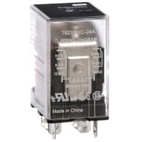 Schneider Electric/Legacy Relays Relay General Purpose DPDT 15A 24 VAC 300V Plug-in, 782 Power Series