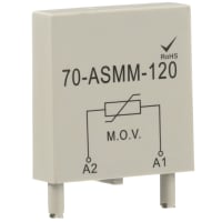 Schneider Electric/Legacy Relays Socket 120 VAC&frasl VDC (Nom.) UL Recognized