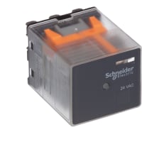 Schneider Electric/Legacy Relays General Purpose Ice Cube Relay, 3PDT, 15A, 24 VDC, Plug-In Terminal, 793 Series