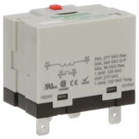 Schneider Electric/Legacy Relays Relay, Electromechanical, SPST-NO, 30A, 120VAC, Socket, 725 Series