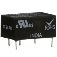 Schneider Electric/Legacy Relays Relay, 5 VDC (Nom.), 110% (Max.), +/- 10%, 2000 V (RMS), 10 A, -40 to +70 deg.C