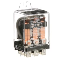 Schneider Electric/Legacy Relays Relay;E-Mech;Gen-Purp;3PDT;Cur-Rtg 20A;Ctrl-V 240AC;Vol-Rtg 150AC;Side Flange