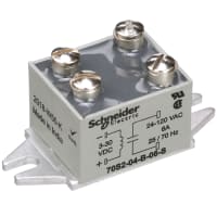 Schneider Electric/Legacy Relays Relay, 24 to 140 VAC, Solid State, 6, SPST-NO, 60, 150 A, Panel Mount, 6 mA