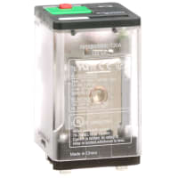 Schneider Electric/Legacy Relays Relay, 12 A, 120 VAC, Power, AC Operated, 120 VAC, Quick Connect Solder/Plug-In