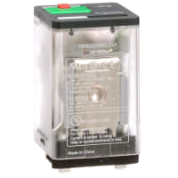 Schneider Electric/Legacy Relays Relay, 16 A, Plug-In Power, AC Operated, Panel Mount, 24 VAC @ 25C, 16 A