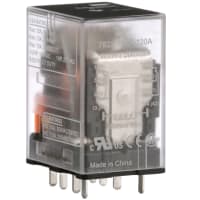 Schneider Electric/Legacy Relays Relay General Purpose DPDT 15A 120AC 300V Thru-Hole, 782 Power Series