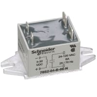 Schneider Electric/Legacy Relays Relay, 24 to 140 VAC, Solid State, 6, SPST-NO, 60, 150 A, Panel Mount, 6 mA