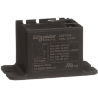 Schneider Electric/Legacy Relays Power Relay, Harmony 9A, 30A, 24 VAC SPDT, flanged panel mount, sealed cover