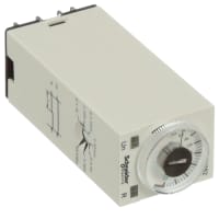 Schneider Electric/Legacy Relays Relay, E-Mech, Timing, On Delay, 4PDT, 3A, Ctrl-V 110AC, Socket Mnt, Plug-In