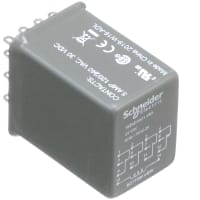 Schneider Electric/Legacy Relays Ice Cube 5 A 4PDT 24 VDC Plug-in Hermetically Sealed, 782 Power Series