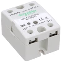 Schneider Electric/Legacy Relays Relay, SSR, Zero-Switching, SPST-NO, Cur-Rtg 25A, Ctrl-V 3-32DC, Vol-Rtg 24-280AC