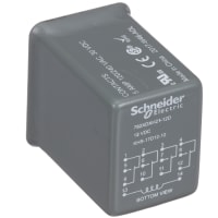 Schneider Electric/Legacy Relays Relay, 3 A, 12 VDC (Nom.), 4PDT, UL Recognized, CE Marked, VDE Approvals, Panel