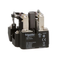 Schneider Electric/Legacy Relays Relay, E-Mech, Power, DPDT, Cur-Rtg 40A, Ctrl-V 120AC, Vol-Rtg 277/28AC/DC, Screw