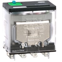 Schneider Electric/Legacy Relays Relay, 15 A, 12 VDC, Power, 12 VDC, 96 Ohms, Quick Connect Solder/Plug-In, 15 A