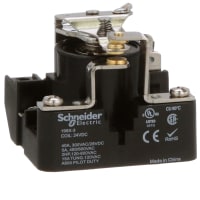 Schneider Electric/Legacy Relays Relay, Power, 40 A, 24 VDC, Solid State, Panel Mount, 90 VAC, 24 VDC (Nom.)