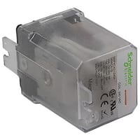 Schneider Electric/Legacy Relays SPST-DM-DB Flange Mount Non-Latching Relay Quick Connect, 30 A, 24V dc