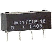 Schneider Electric/Legacy Relays Relay, Reed, 0.5 A, 5 V (Nom.), 50 mW (Nom.), SPST, NC with Clamping Diode, 1 g