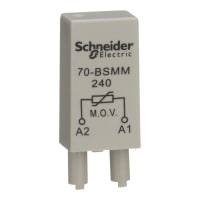 Schneider Electric/Legacy Relays Metal Oxide Varistor, Surge protection, 240 VAC/VAC, UL Recognized