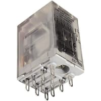 Schneider Electric/Legacy Relays Control Relay E-Mech 4PDT 3A 240 VAC, 782 Power Series