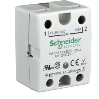 Schneider Electric/Legacy Relays Relay;SSR;Zero-Switching;SPST-NO;Cur-Rtg 125A;Ctrl-V 3-32DC;Vol-Rtg 48-660AC