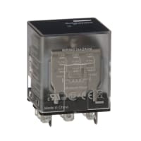 Schneider Electric/Legacy Relays RELAY, POWER, ICE CUBE, PLAIN COVER, 3PDT, SOLDER/PLUG-IN, 15 AMP, 110VDC