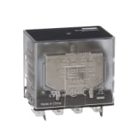 Schneider Electric/Legacy Relays Relay; Power; Ice Cube; 4PDT; 15A; 110VDC; Solder/Plug-In; Plain Cover