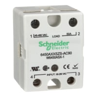 Schneider Electric/Legacy Relays Relay; SSR; HockeyPuck Style; 50A; SPST-NO; 90-280 VAC input; 48-480 VAC output