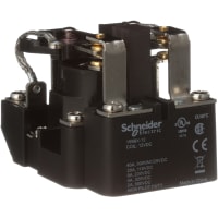 Schneider Electric/Legacy Relays Relay; Power; Heavy Duty; 40A; DPDT; 12 VDC; Coil 70 Ohms; Blowout magnet