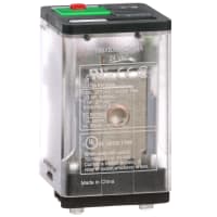 Schneider Electric/Legacy Relays Relay, 16 A, Plug-In Power, AC Operated, Panel Mount, 24 VAC @ 25C, 16 A