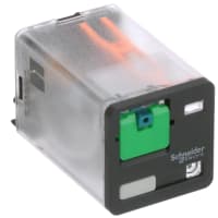 Schneider Electric/Legacy Relays Relay, 16 A, Plug-In Power, DC Operated, Panel Mount, 12 VDC @ 25 C, 1.4 W