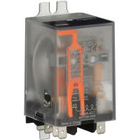 Schneider Electric/Legacy Relays Relay;E-Mech;DPDT;Ctrl-V 24VDC;10A;250VAC;Panel Mnt;Blade Term;8Pin;788 Series