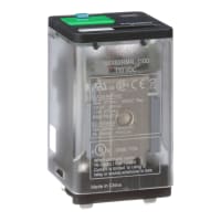 Schneider Electric/Legacy Relays Relay;E-Mech;DPDT;Ctrl-V 110VDC;10A;250VAC;Socket Mnt;Blade Term;8Pin;788 Series