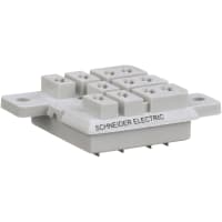 Schneider Electric/Legacy Relays Relay Socket, Square Base, Panel, With Tabs