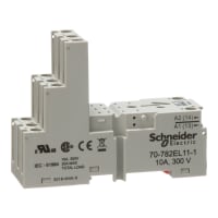 Schneider Electric/Legacy Relays Relay Socket, 11 Pin, 3 Pole, 3PDT, ICE-CUBE, DIN LOGIC, IP20 SOCKET