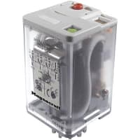 Schneider Electric/Legacy Relays Relay, 16 A, Power Style, AC Operated, 11 Pin Octal, 24 VAC, 72 Ohms @ 25 C