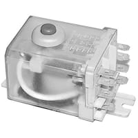 Schneider Electric/Legacy Relays Relay, 20 A, 5 VDC, 110/120 VAC, 3PDT, 1.40 in. L x 1.53 in. W x 1.90 in. H