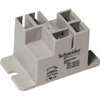 Schneider Electric/Legacy Relays Relay, E-Mech, Power, SPDT, Cur-Rtg 30A, Ctrl-V 24DC, Rtg 240/28AC/DC, Flange