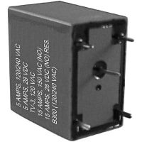 Schneider Electric/Legacy Relays Relay, 3 A, 3/5/10 VDC (Contact Rating), PCB, Thru-Hole, SPDT, 235 Ohms (Nom.)