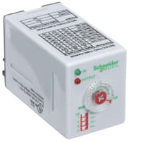 Schneider Electric/Legacy Relays Relay, Time Delay, 12 A, 240 VAC/30 VDC, 120, 0.1 Sec. to 10 hr, On Delay, LED