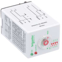 Schneider Electric/Legacy Relays Relay, Time Delay, 12 A, 240 VAC/30 VDC, 24, 0.1 Sec. to 10 hr, On Delay, LED