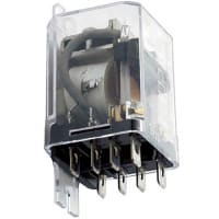 Schneider Electric/Legacy Relays Relay;E-Mech;Latching;DPDT;Cur-Rtg 30A;Ctrl-V 120AC;Vol-Rtg 300/28AC/DC;UL