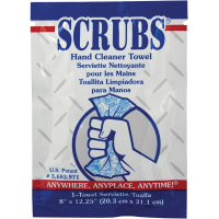 SCRUBS SCRUBS in-a-Bucket Hand Cleaner Towels Single Pack Wipe, Citrus Scented